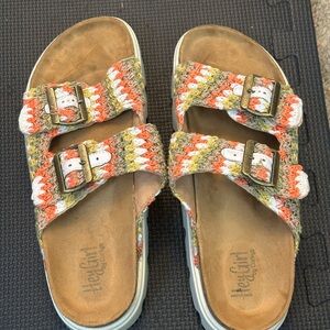 Corky’s Rumor Has It Crochet Sandals